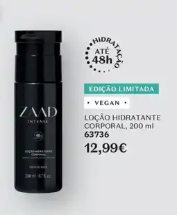 O Boticário Zaad intense loção hidratante corporal promoção