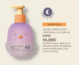 O Boticário Loção hidratante corporal lua boti baby promoção