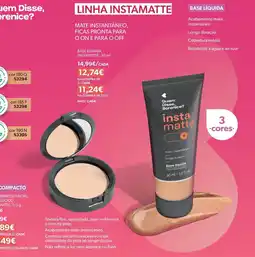 O Boticário Base líquida instamatte promoção