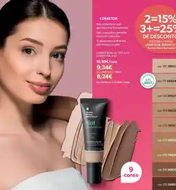 O Boticário corretor facial tint alta cobertura promoção
