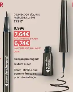 O Boticário Delineador líquido pretolino promoção