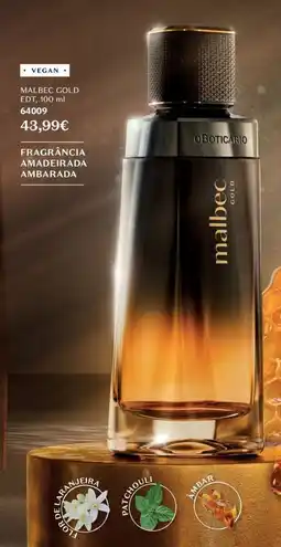 O Boticário Malbec gold promoção