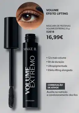 O Boticário make b. volume extremo promoção