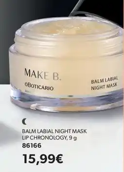 O Boticário Balm labial night mask lip chronology promoção