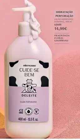 O Boticário Loção hidratante corporal promoção