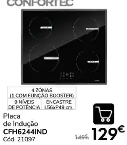 Conforama Confortec placa de indução promoção
