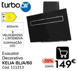 Conforama turbo air exaustor decorativo kelia bl/a/60 promoção