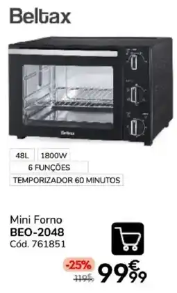 Conforama Beltax mini forno promoção