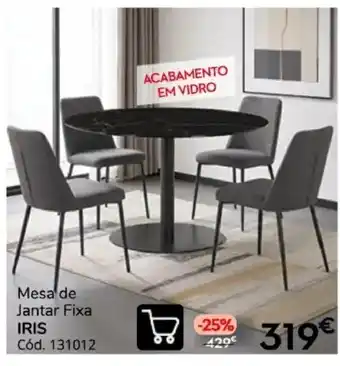 Mesa de Jantar Fixa Iris