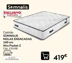 Conforama Somnalis colchão molas ensacadas promoção