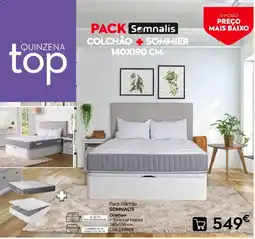 Conforama Pack colchão somnalis promoção