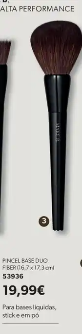 O Boticário Pincel base duo fiber promoção