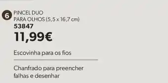 O Boticário Pincel duo para olhos promoção