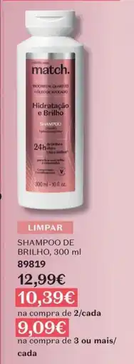 O Boticário Match shampoo de brilho promoção