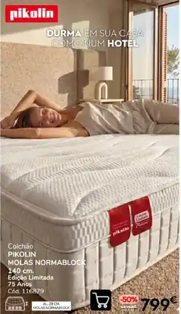 Conforama Colchão pikolin molas normablock promoção
