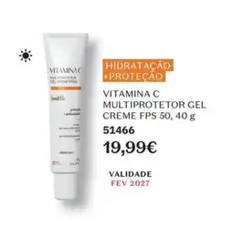 O Boticário vitamina c multiprotetor gel creme promoção