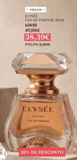 O Boticário Elysée eau de parfum promoção