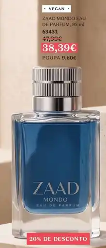 O Boticário Zaad mondo eau de parfum promoção