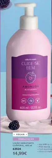 O Boticário Loção hidratante corporal promoção