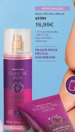 O Boticário Body splash promoção