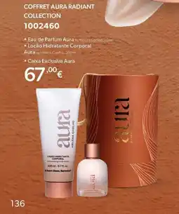 O Boticário Coffret aura radiant collection promoção
