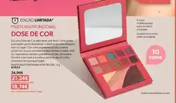 O Boticário Paleta multifuncional dose de cor promoção