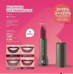 O Boticário Batom mate alta pigmentação promoção