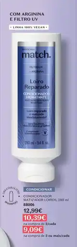 O Boticário Condicionador matizador loiros promoção