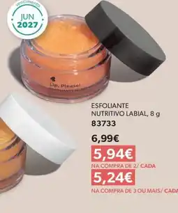 O Boticário Esfoliante nutritivo labial promoção