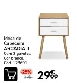 Conforama Mesa de cabeceira arcadia ii promoção
