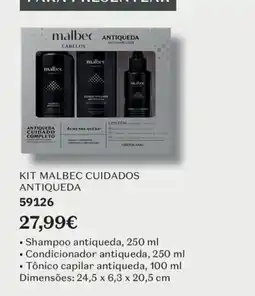 O Boticário Kit malbec cuidados antiqueda promoção