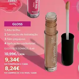 O Boticário Gloss dos sonhos promoção