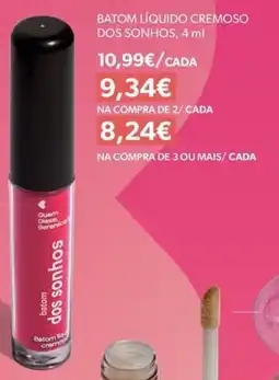 O Boticário Batom líquido cremoso dos sonhos promoção