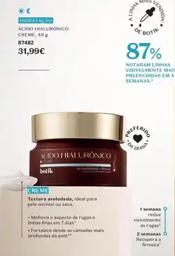 O Boticário Ácido hialurônico creme botik promoção