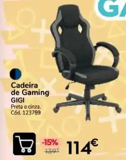 Conforama Cadeira de gaming gigi promoção