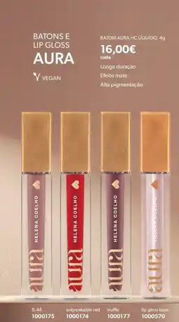 O Boticário Batom aura HC líquido promoção