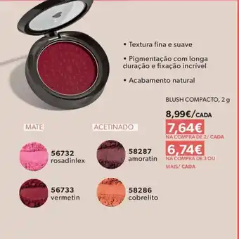 O Boticário Blush compacto promoção