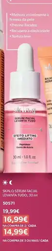 O Boticário Skin.q sérum facial levanta tudo promoção