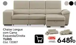 Conforama Chaise Longue com Cama Esquerda/Direita Turis promoção
