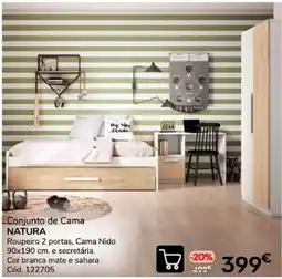 Conforama Conjunto de Cama Natura promoção
