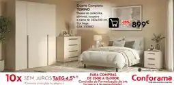 Conforama Quarto Completo Torino promoção