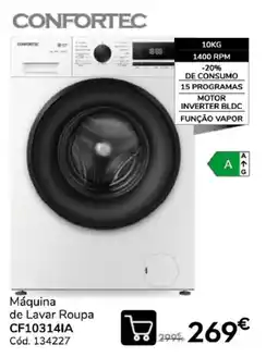 Conforama Máquina de lavar roupa confortec cf10314ia promoção