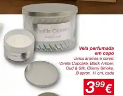 kik Vela perfumada em copo promoção
