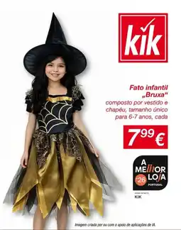 kik Fato infantil Bruxa promoção