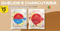 Continente Bom dia Nesta seleção de queijos fatiados da marca castelões promoção