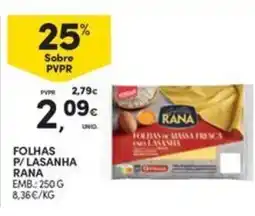 Continente Bom dia Folhas P/lasanha rana promoção