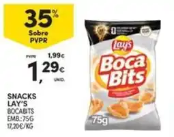 Continente Bom dia Snacks lay's bocabits promoção