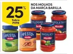 Continente Bom dia Nos molhos da marca barilla promoção