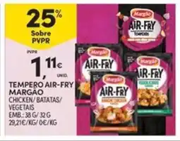 Continente Bom dia Tempero air-fry margao chicken batatas vegetais promoção