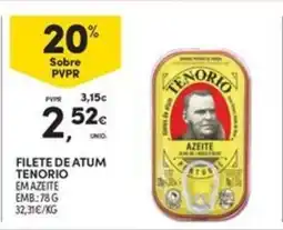 Continente Bom dia Filete de atum tenorio em azeite promoção